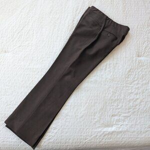 Vintage Brown Textured Trousers